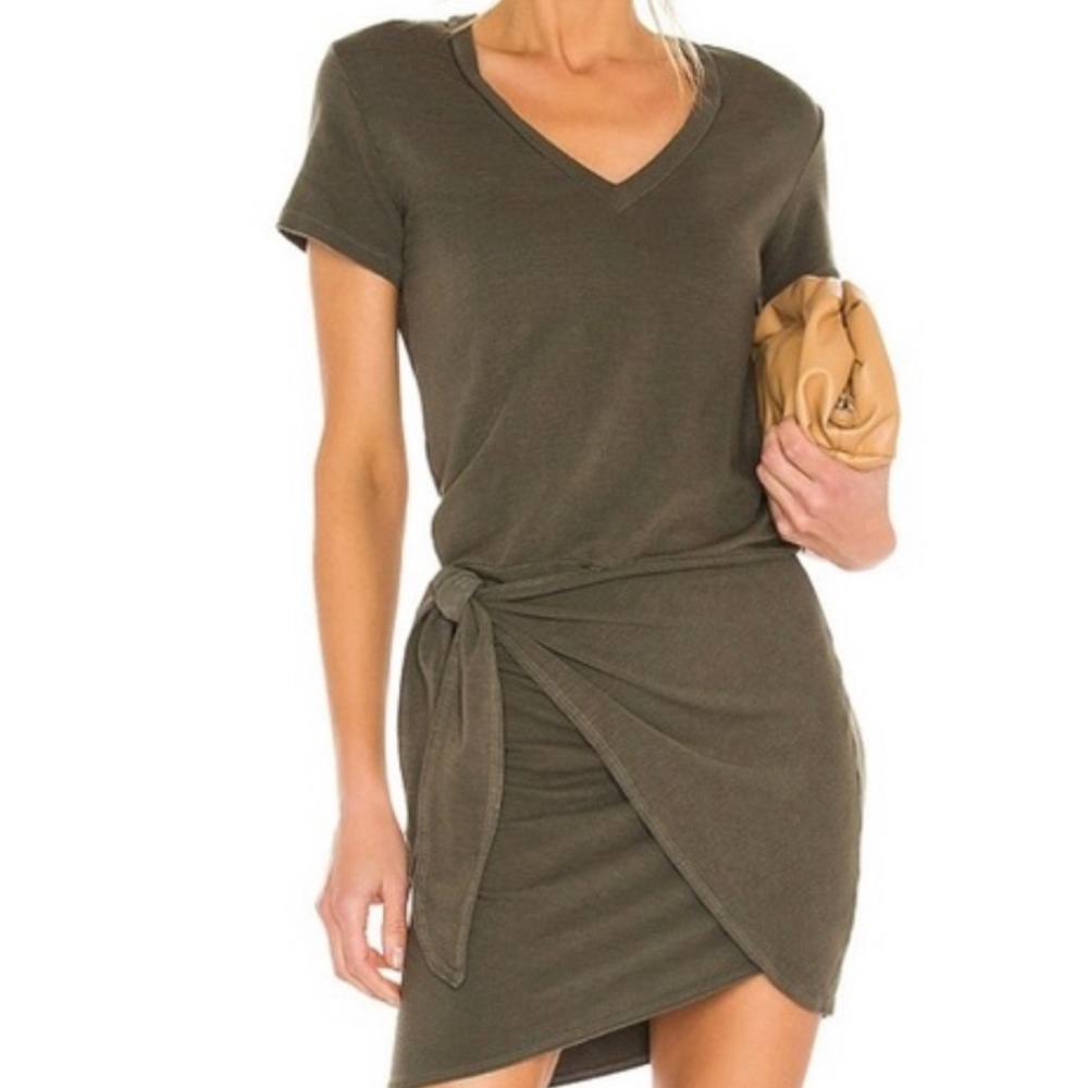 REVOLVE Hunter Green Wrap Dress XS